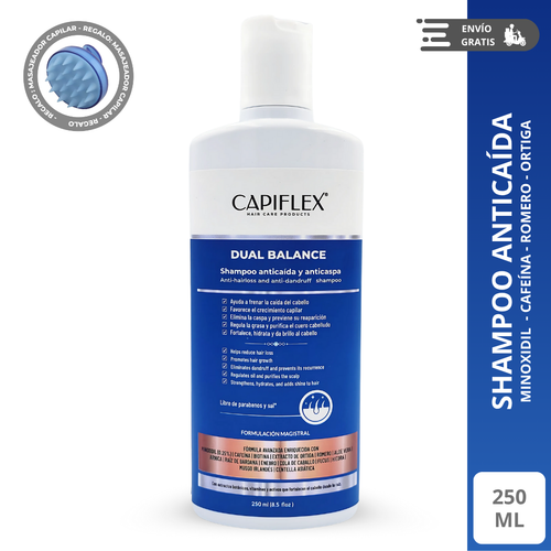 Shampoo Anticaída y Anticaspa Capiflex Dual Balance