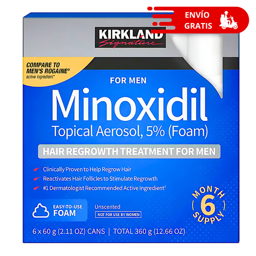 Minoxidil Kirkland 5% Espuma