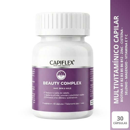 Multivitamínico con Biotina y Cistina Capiflex Beauty Complex – 60 Cápsulas
