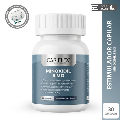 Minoxidil 5 mg Capiflex – 30 Cápsulas