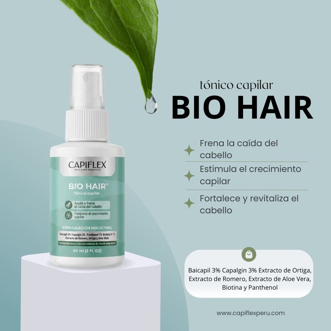 Tónico Capilar Fortificante Capiflex Bio Hair 60 ml