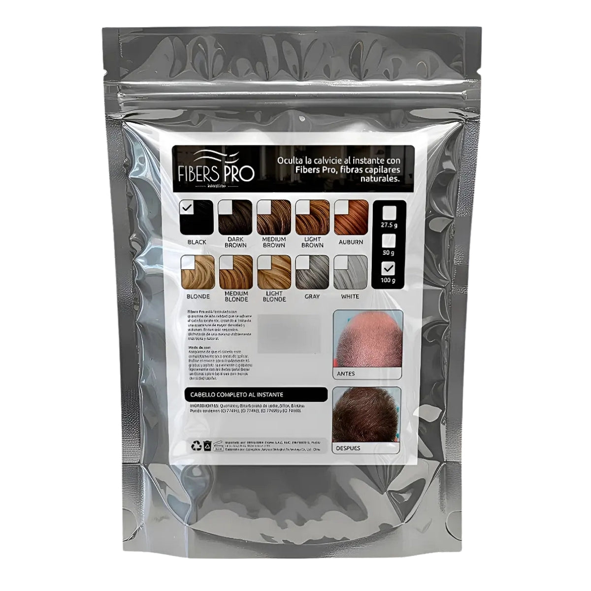 Recarga Fibra Capilar Fiber Pro 100 gr.