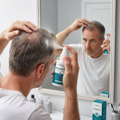 Minoxidil 5% con Panthenol 5% – Capiflex Active 60 ml