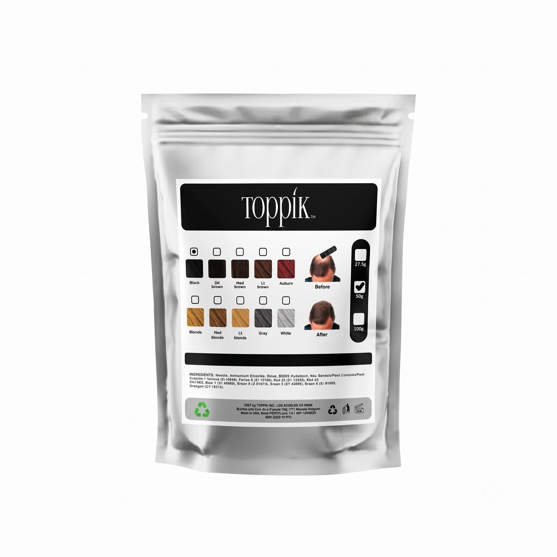 Recarga Fibra Capilar Toppik 50 gr.