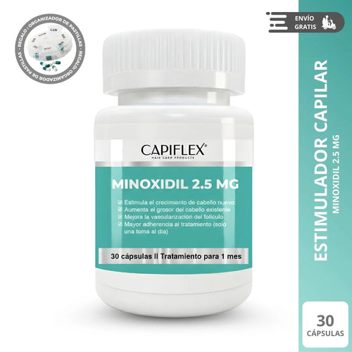 Minoxidil 2.5 mg Capiflex – 30 Cápsulas