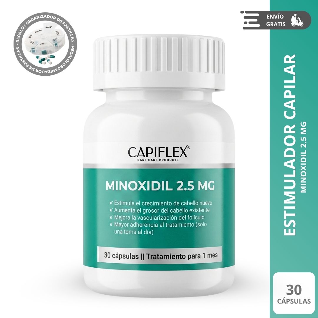 Minoxidil 2.5 mg Capiflex – 30 Cápsulas