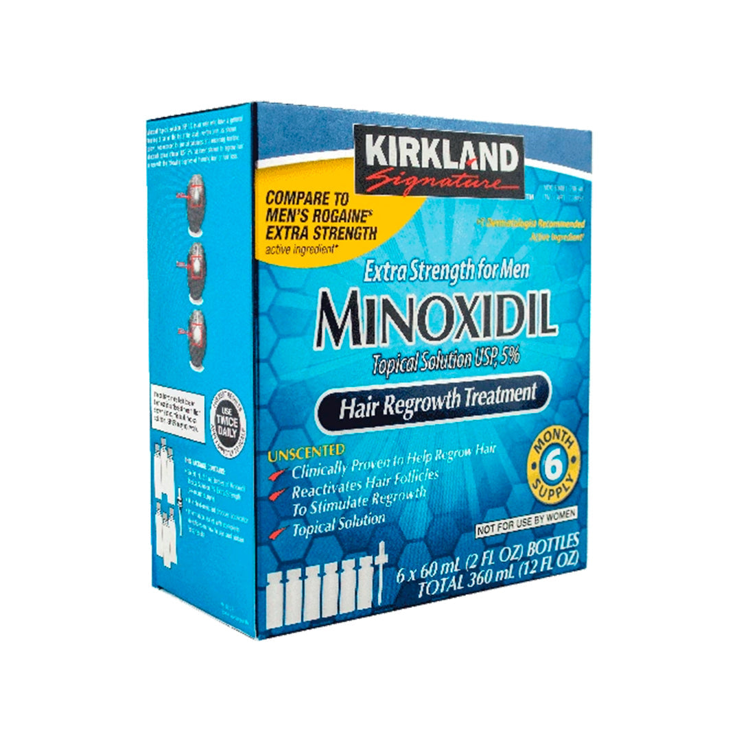 Minoxidil Kirkland: Tratamiento para la Caída del Cabello y el Crecimiento de Barba